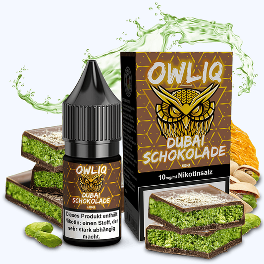 Liquid Dubai Schokolade OWLIQ Nikotinsalz
