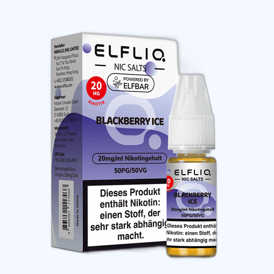 Liquid Blackberry Ice - Elfliq Nikotinsalz 10ml
