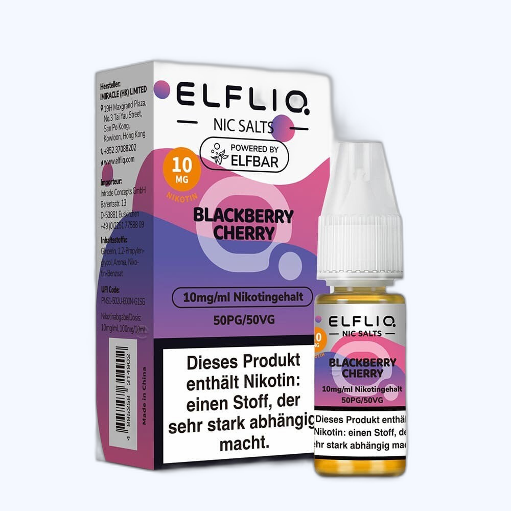Elfliq by Elfbar Nikotinsalz - Blackberry Cherry - Liquid