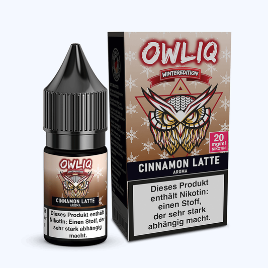 OWLIQ Nikotinsalz Weihnachtsedition - Cinnamon Latte - 20mg