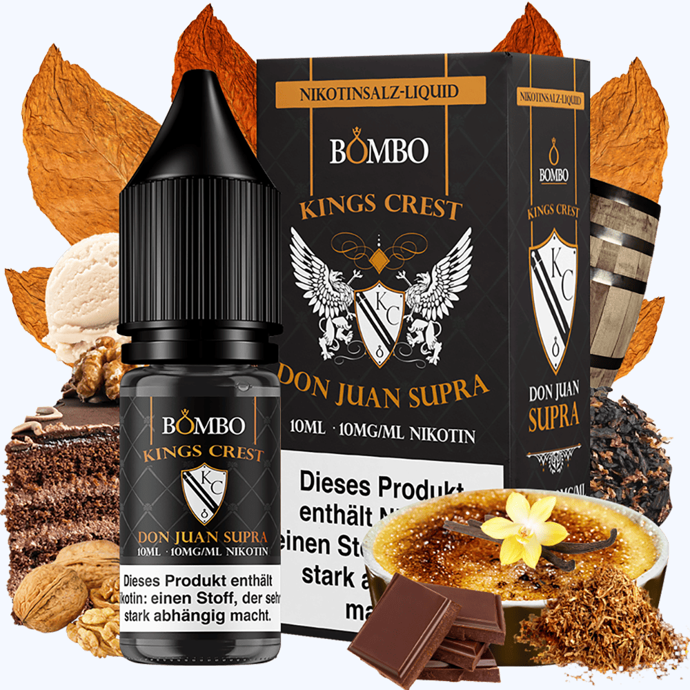 Kings Crest Nikotinsalz - Don Juan Supra - 10ml Liquid 