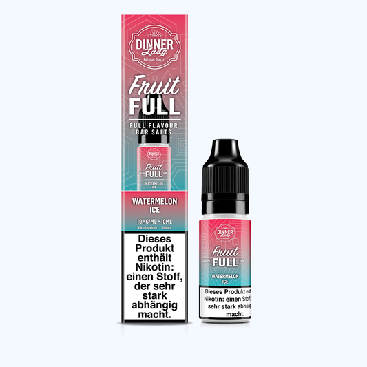 Liquid Watermelon Ice - Dinner Lady Fruit Full Nikotinsalz