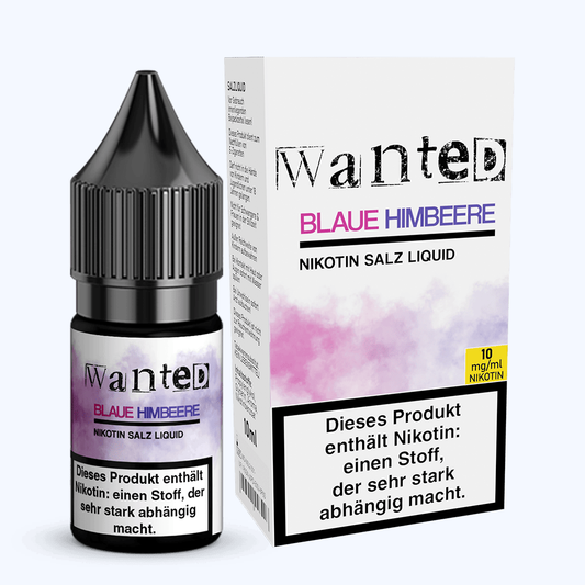 Wanted Overdosed Blaue Himbeere Nikotinsalz-Liquid 10 ml