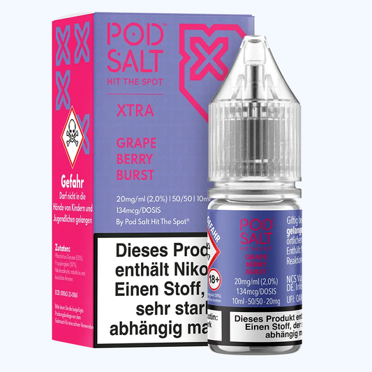 Liquid Grape Berry Burst - Pod Salt Xtra Nikotinsalz
