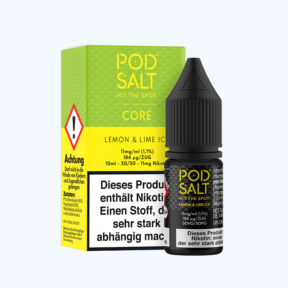 Liquid Lemon & Lime Ice - Pod Salt Core Nikotinsalz