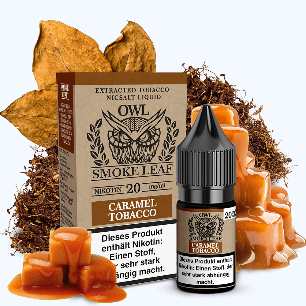 Liquid Caramel Tobacco - OWL Smoke Leaf Nikotinsalz