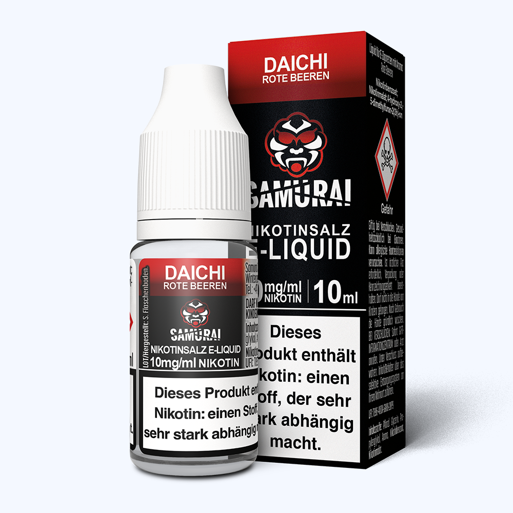 Liquid Daichi Rote Beeren - Samurai Nikotinsalz