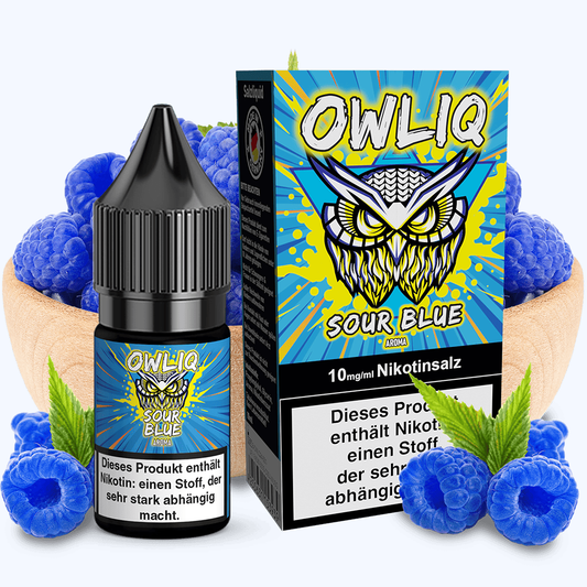 OWLIQ Nikotinsalz Sour Blue 10ml Liquid