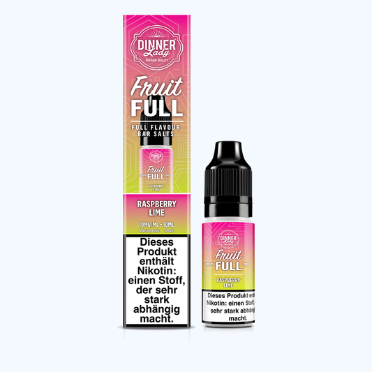 Liquid Raspberry Lime - Dinner Lady Fruit Full Nikotinsalz