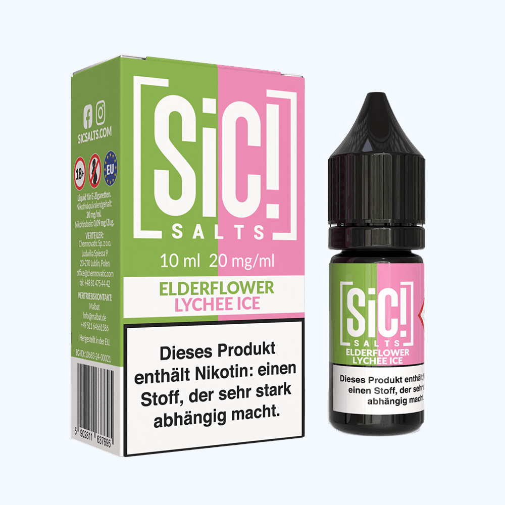 SIC Nikotinsalz Liquid - Elderflower Lychee Ice - 20mg