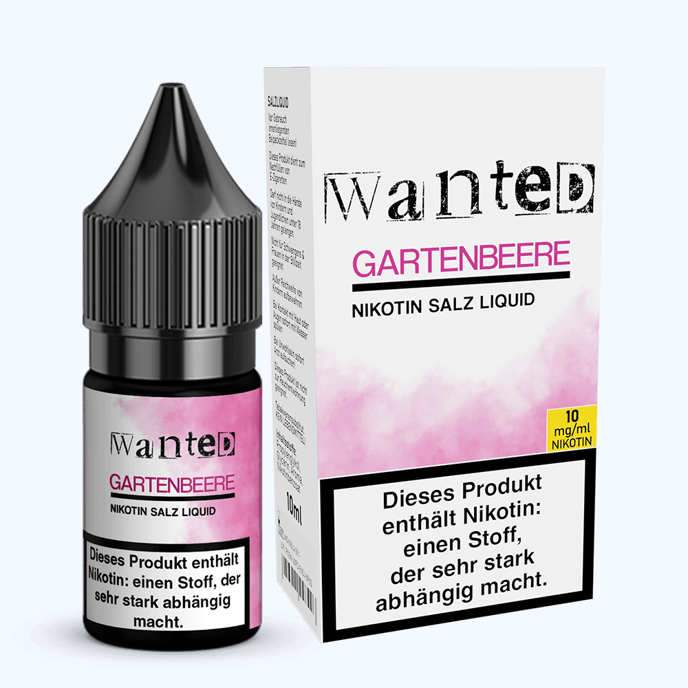 Wanted Overdosed Gartenbeere Nikotinsalz-Liquid 10 ml