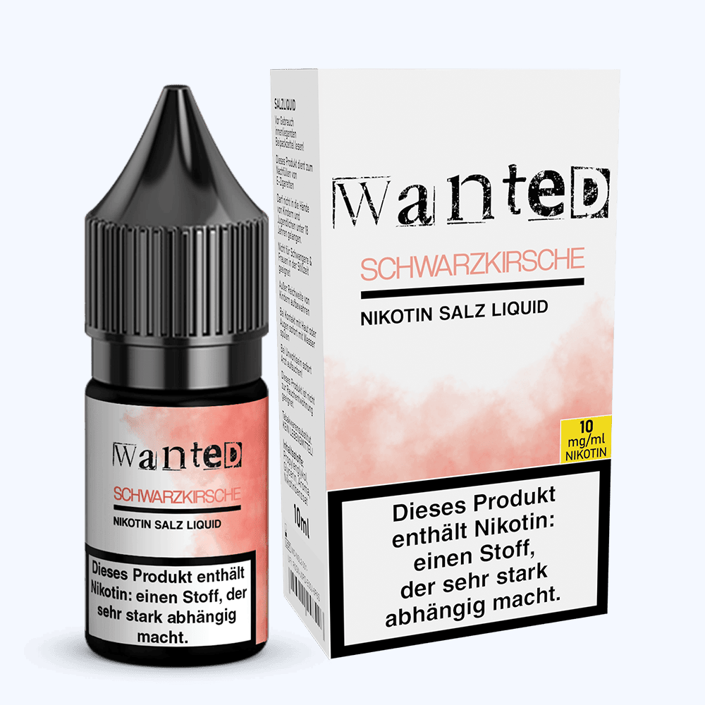 Wanted Overdosed Schwarzkirsche Nikotinsalz-Liquid 10 ml