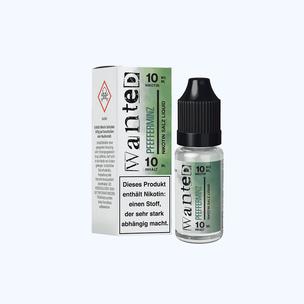 Liquid Pfefferminz - Wanted Overdosed Nikotinsalz