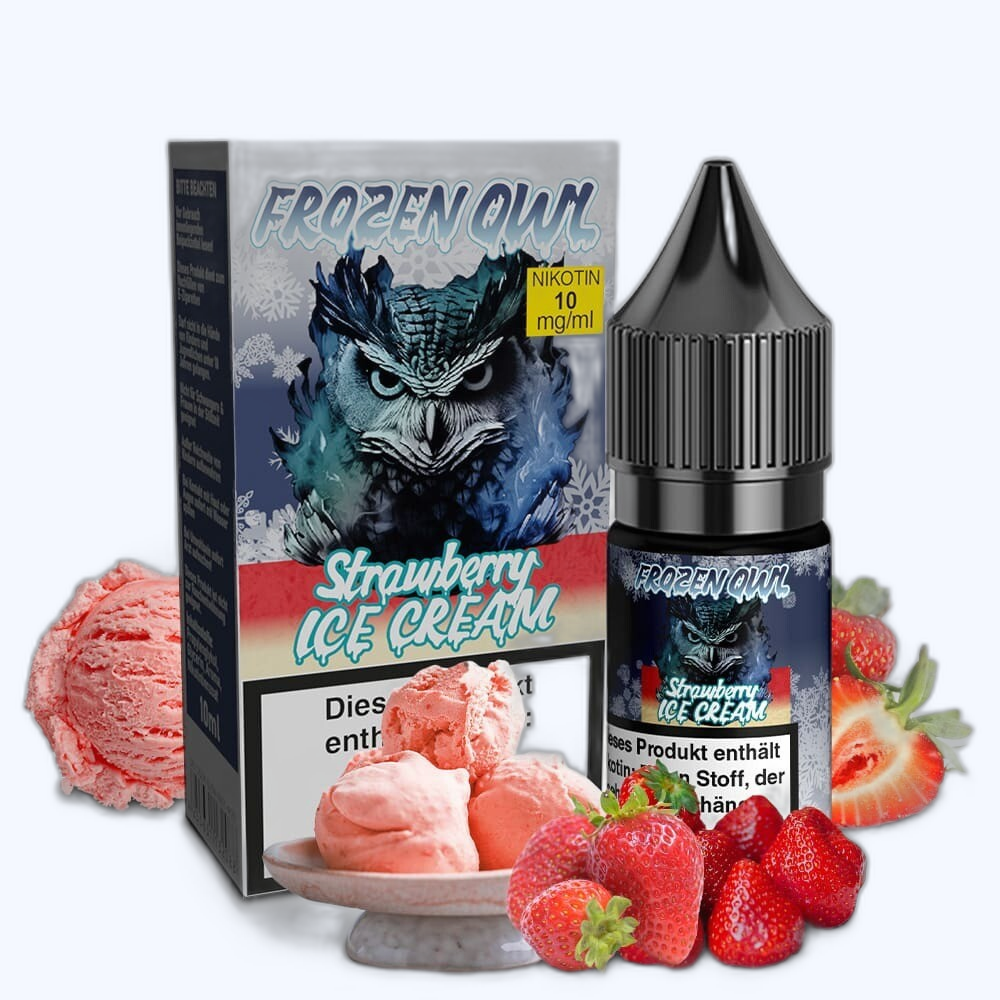 Liquid Strawberry Ice Cream - Frozen OWL Nikotinsalz