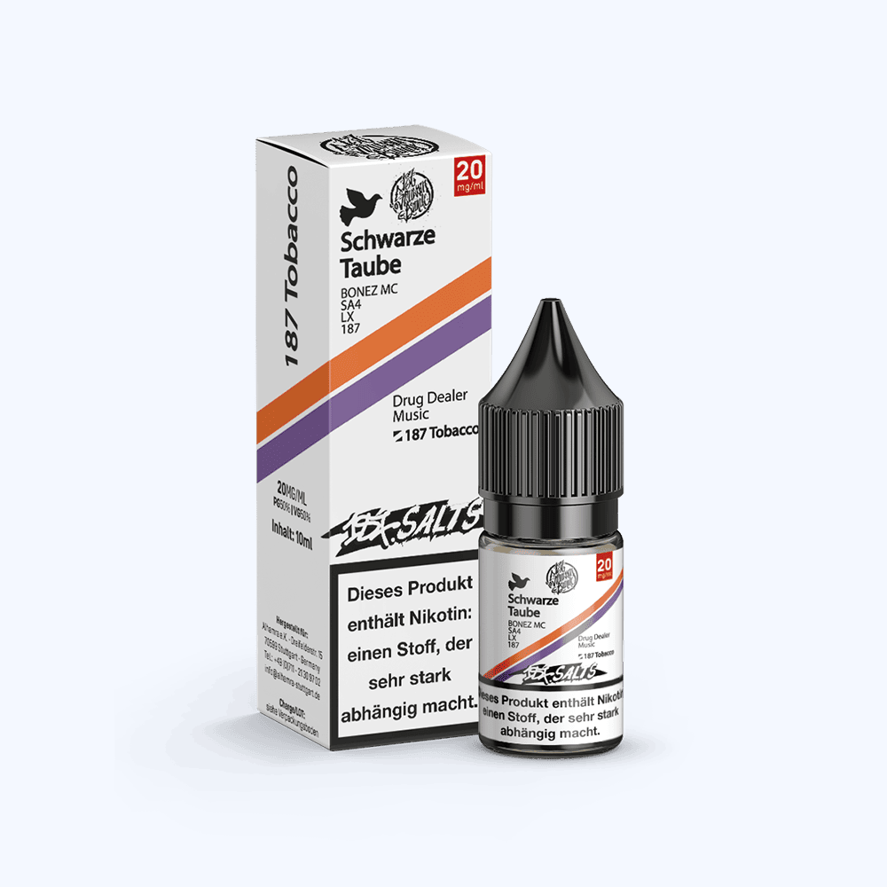 187 Strassenbande Nikotinsalz Schwarze Taube 10ml