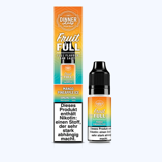 Liquid Mango Pineapple Ice - Dinner Lady Fruit Full Nikotinsalz