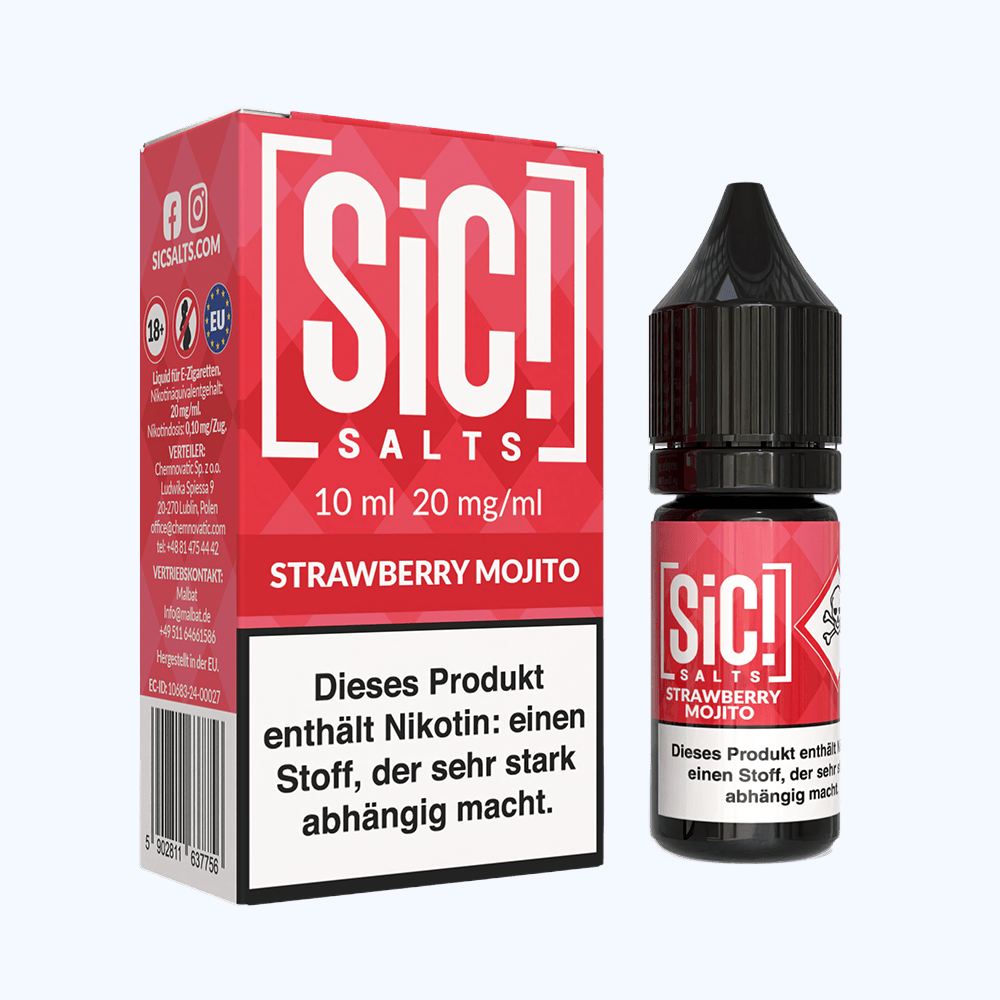 SIC Nikotinsalz Liquid - Strawberry Mojito - 20mg