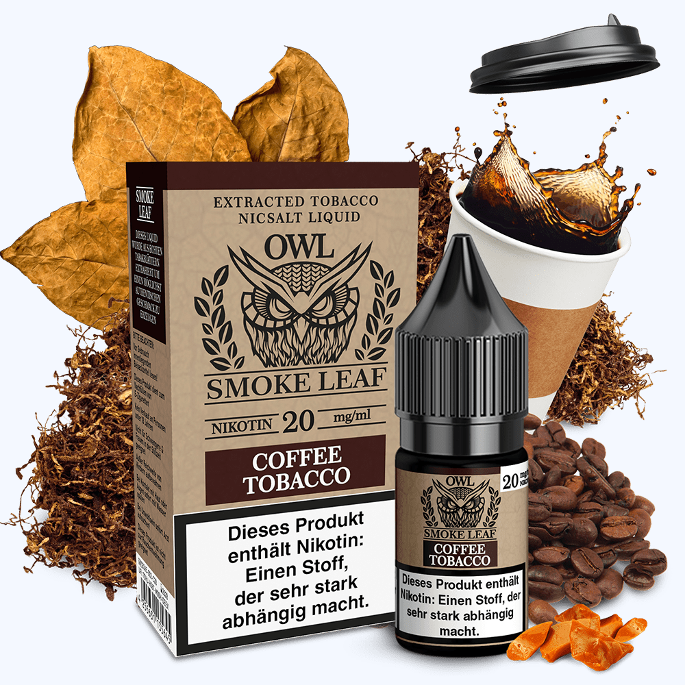 Liquid Coffee Tobacco - OWL Smoke Leaf Nikotinsalz