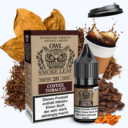 Liquid Coffee Tobacco - OWL Smoke Leaf Nikotinsalz