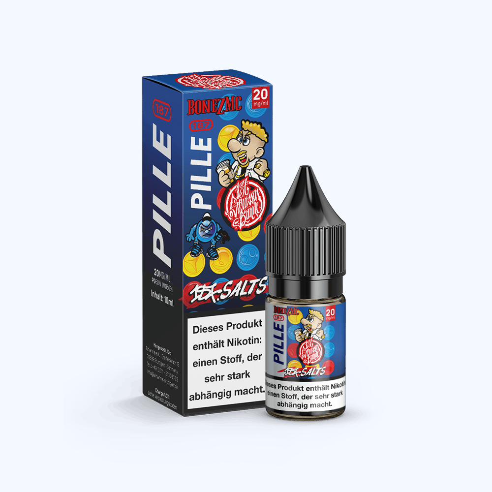 187 Strassenbande Nikotinsalz Pille Bonez MC 10ml