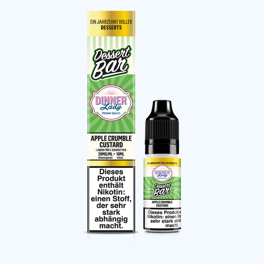 Dinner Lady Nikotinsalz Apple Crumble Custard 50/50 10ml