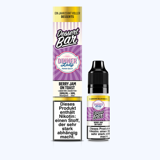 Dinner Lady Nikotinsalz Berry Jam on Toast 50/50 10ml