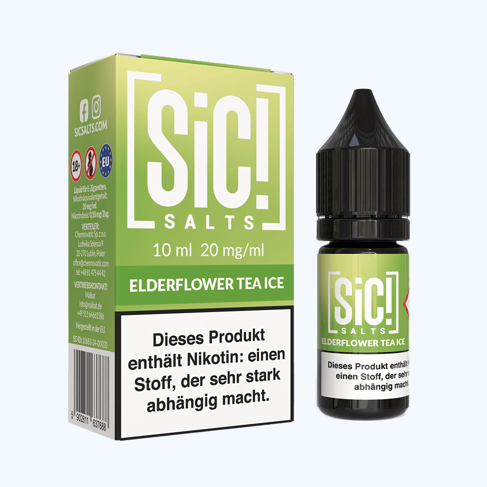 SIC Nikotinsalz Liquid - Elderflower Tea Ice - 20mg