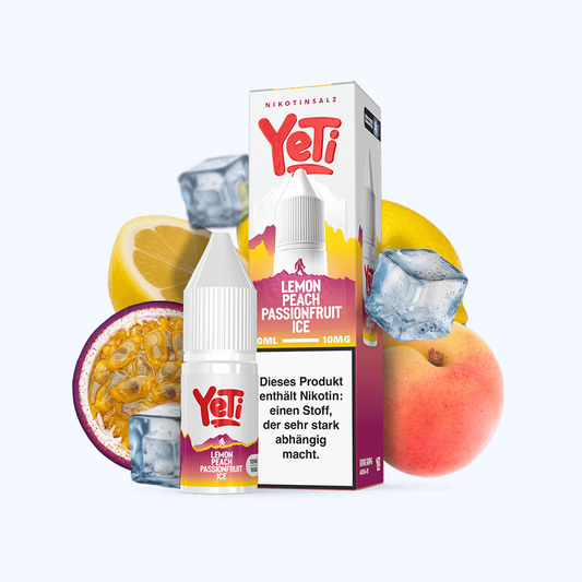 Yeti Summit Nikotinsalz - Lemon Peach Passionsfruit Ice - Overdosed