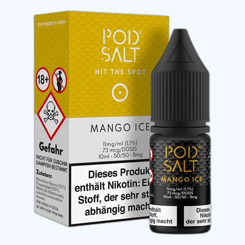 Liquid Mango Ice - Pod Salt Core Nikotinsalz