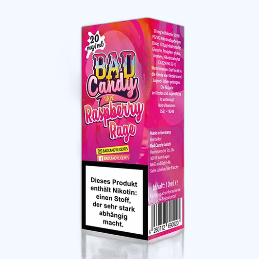 Liquid Raspberry Rage - Bad Candy Nikotinsalz