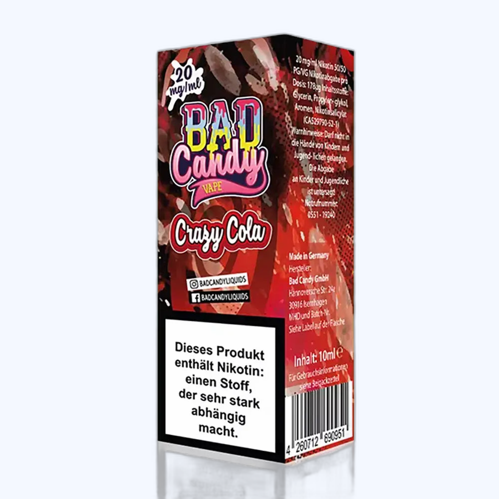 Liquid Crazy Cola - Bad Candy Nikotinsalz