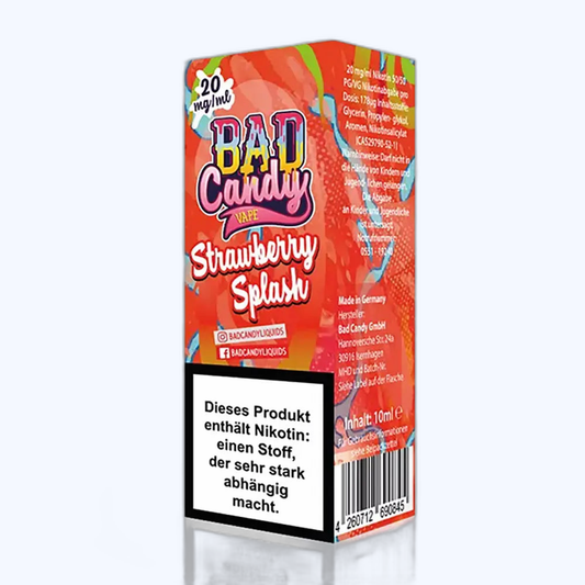 Liquid Strawberry Splash - Bad Candy Nikotinsalz 