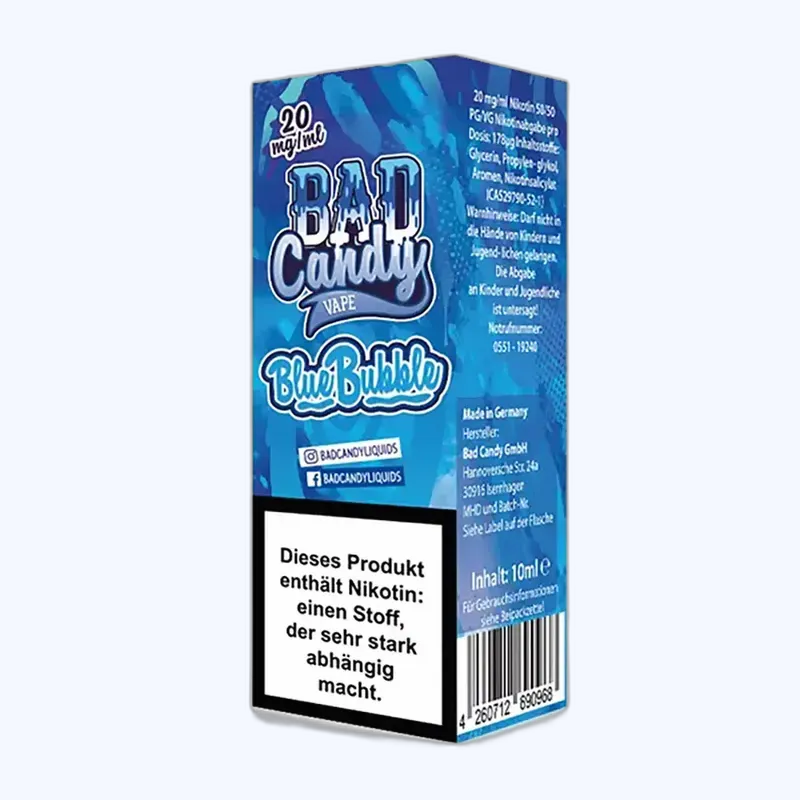 Liquid Blue Bubble - Bad Candy Nikotinsalz