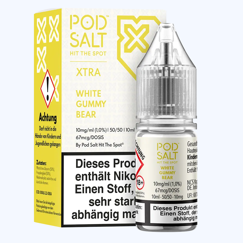 Liquid White Gummy Bear - Pod Salt Xtra Nikotinsalz