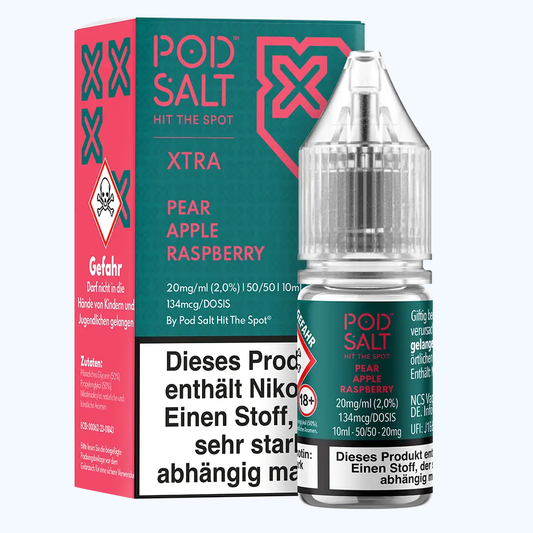 Liquid Pear Apple Raspberry - Pod Salt Xtra Nikotinsalz 20mg