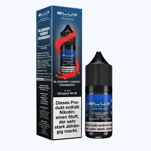 Liquid Blueberry Cherry Cranberry - Elux Nikotinsalz