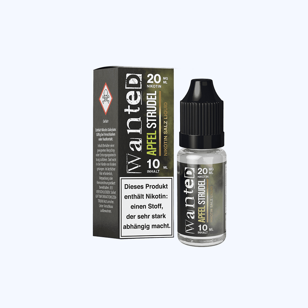 Liquid Apfelstrudel - Wanted Overdosed Nikotinsalz