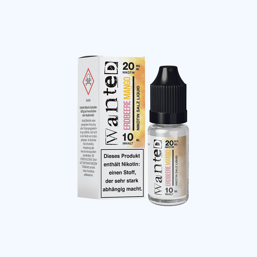 Liquid Erdbeere Mango - Wanted Overdosed Nikotinsalz