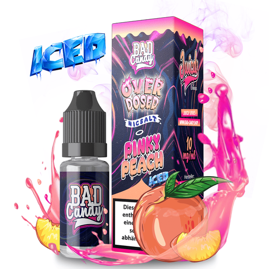 Liquid Pinky Peach Iced - Bad Candy Nikotinsalz