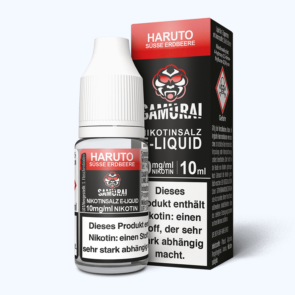 Samurai Nikotinsalz Liquid - Haruto Süße Erdbeere