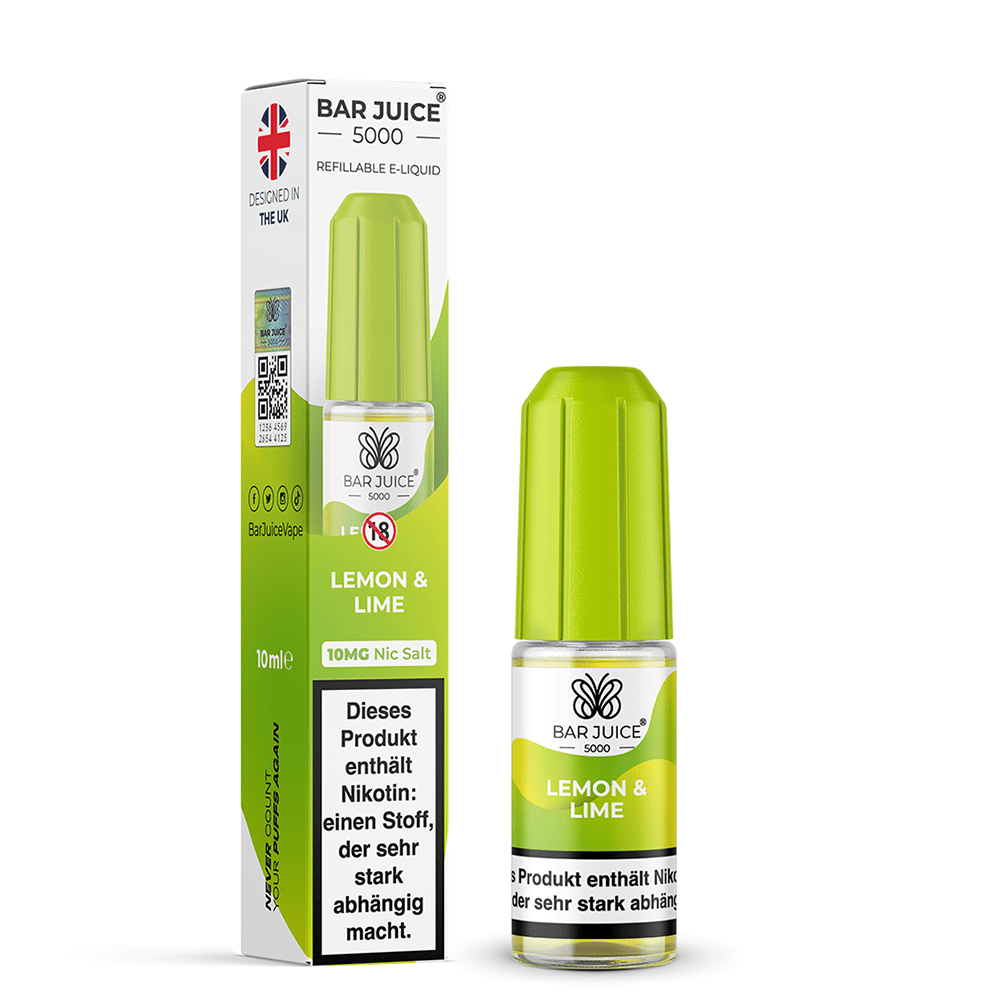 Bar Juice Nikotinsalz Lemon Lime Liquid