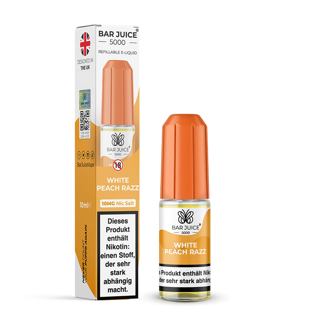 Bar Juice Nikotinsalz White Peach Razz Liquid