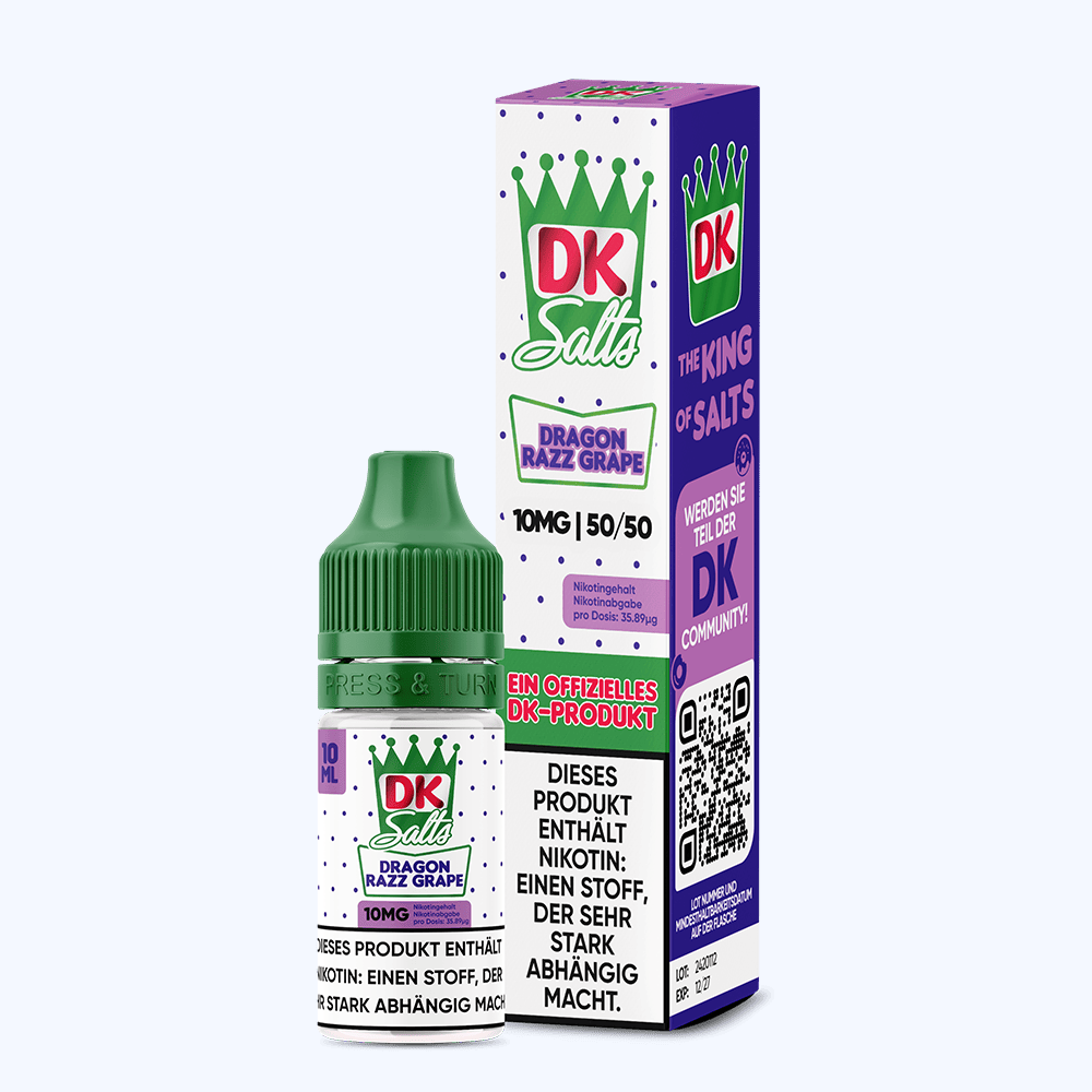 DK Salts Nikotinsalz Dragon Razz Grape 10ml