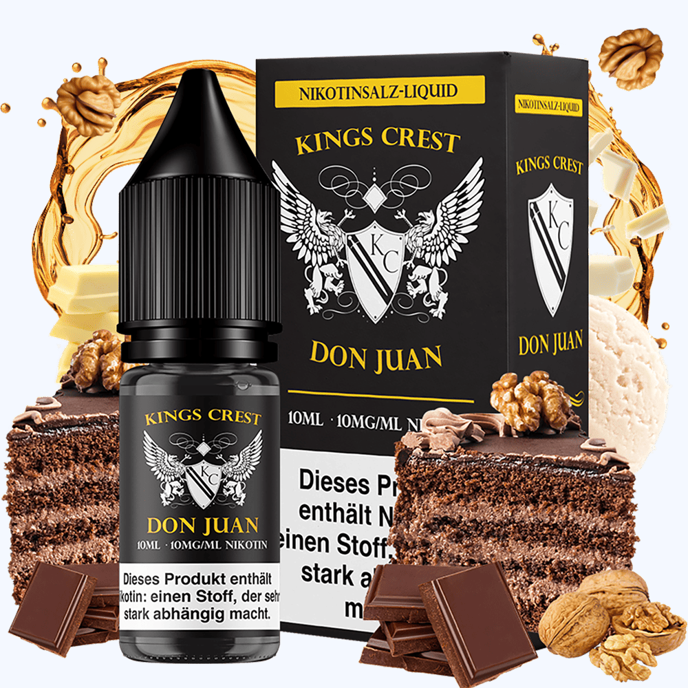 Kings Crest Nikotinsalz - Don Juan - 10ml Liquid 