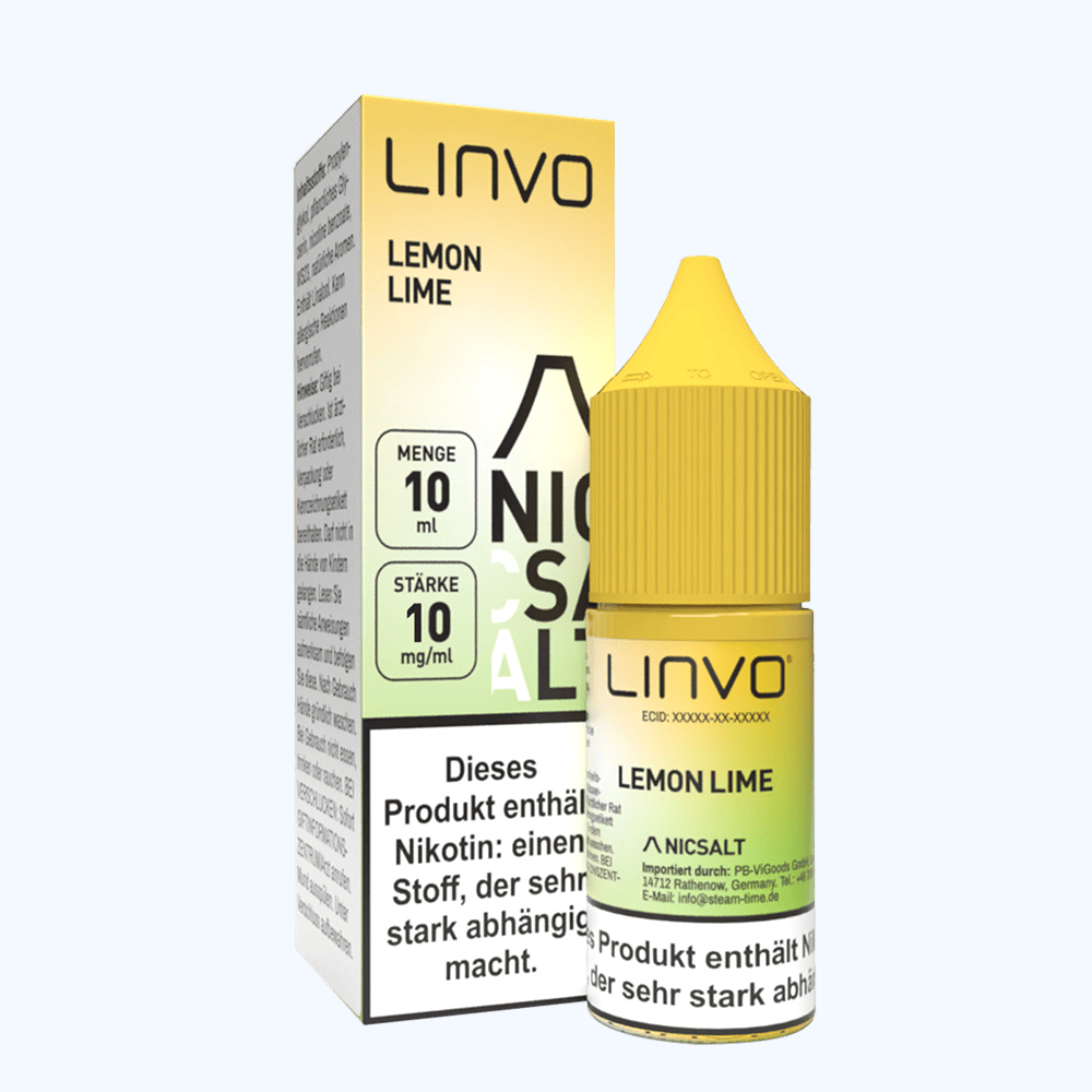 Linvo Nikotinsalz - Lemon Lime - Liquid 10mg 10ml 