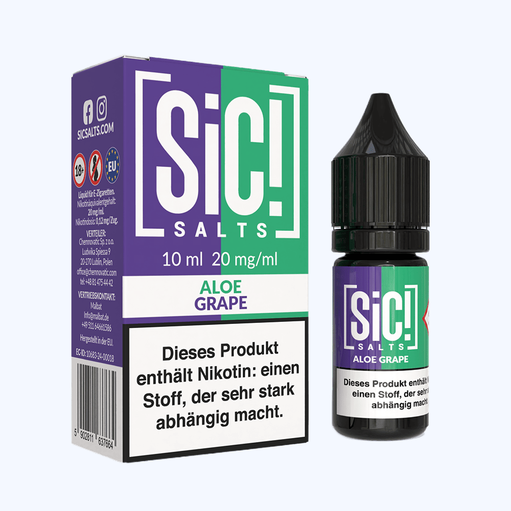 SIC Nikotinsalz Liquid - Aloe Grape -20mg