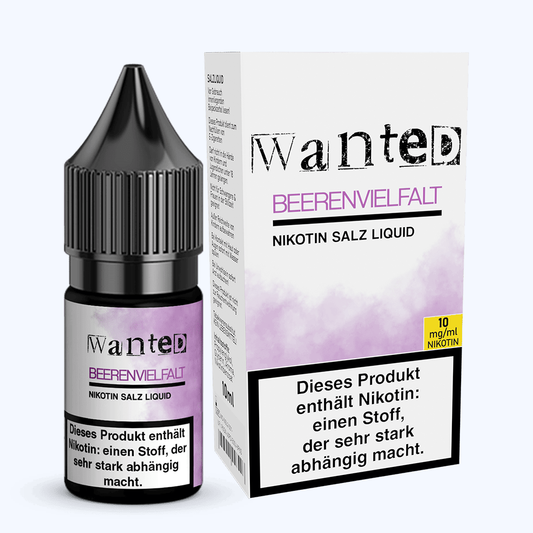 Wanted Overdosed Beerenvielfalt Nikotinsalz-Liquid 10 ml