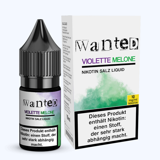 Wanted Overdosed Violette Melone Nikotinsalz-Liquid 10 ml
