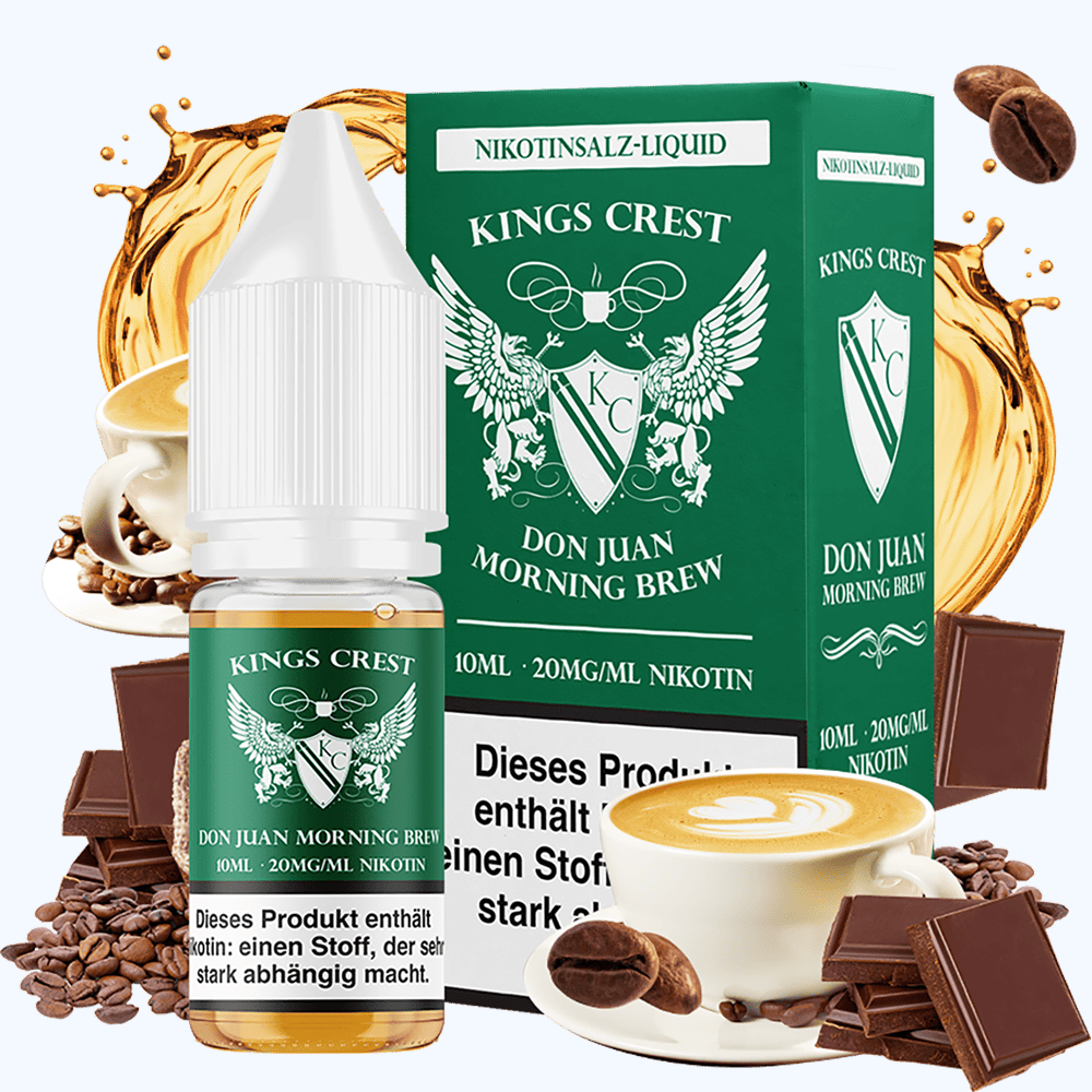 Kings Crest Nikotinsalz - Don Juan Morning Brew - 10ml Liquid 