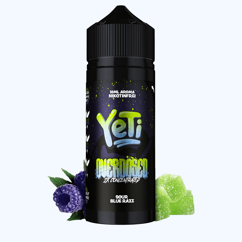 Aroma Sour Blue Razz - Yeti Overdosed
